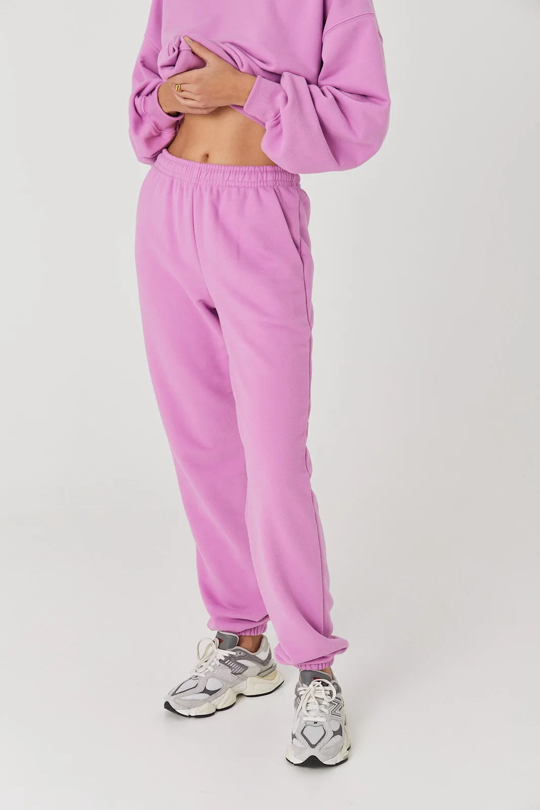 Spodnie dresowe pink berry