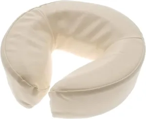 Standard Memory Foam Face Cradle Cushion - Universal Head Cushion for Massage Therapy with Velcro (Beige)