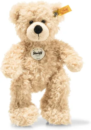 Steiff Plush Animal Toy Fynn Teddy Bear, 7" Beige
