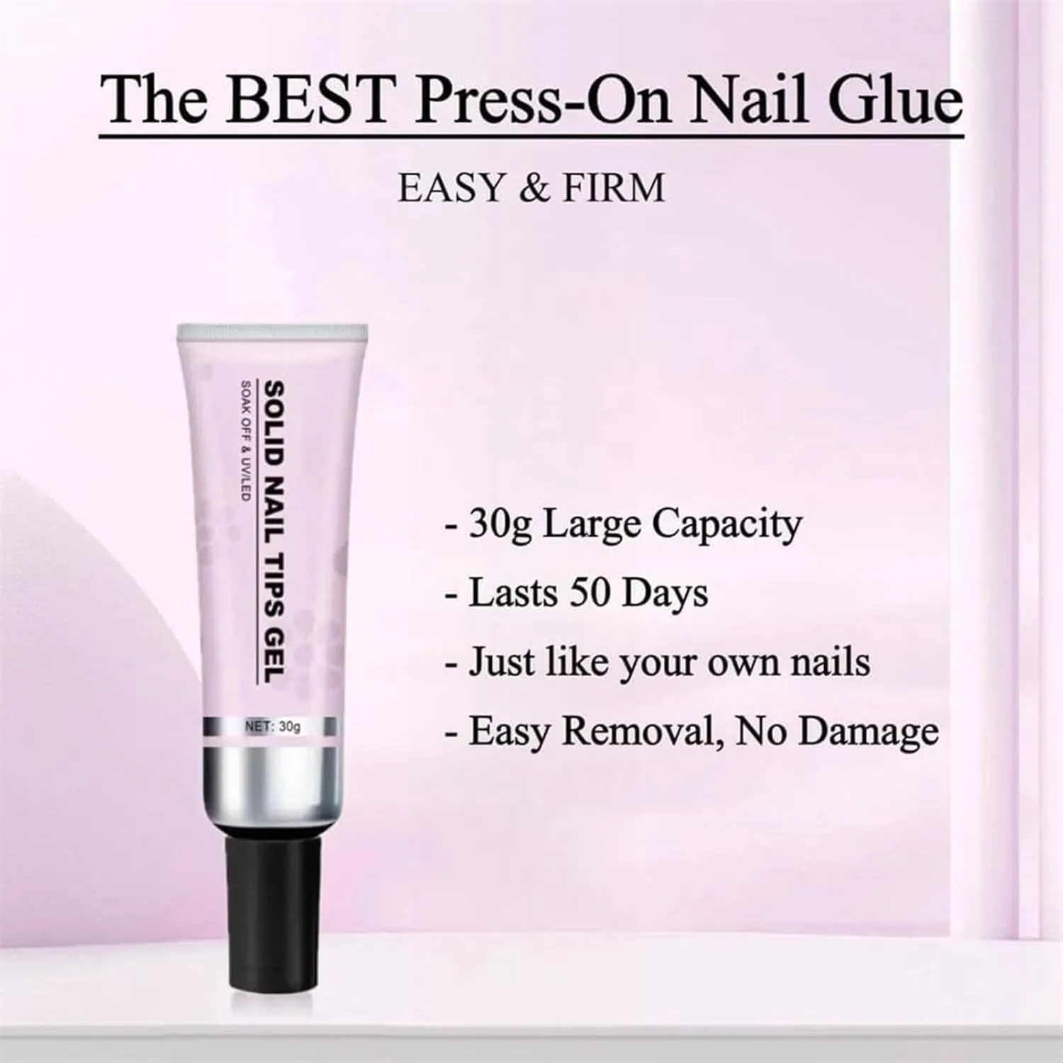 Stellaya Nail Glue Kit,Stellaya Magic Solid Nail Glue Kit 3-in-1 Nail Art Kits,Solid Nail Glue Gel Kit with UV Lamp,Lulou Magic Solid Nail Glue,Solid Nail Tips Gel,Glue Remover for Press on Nails (A)