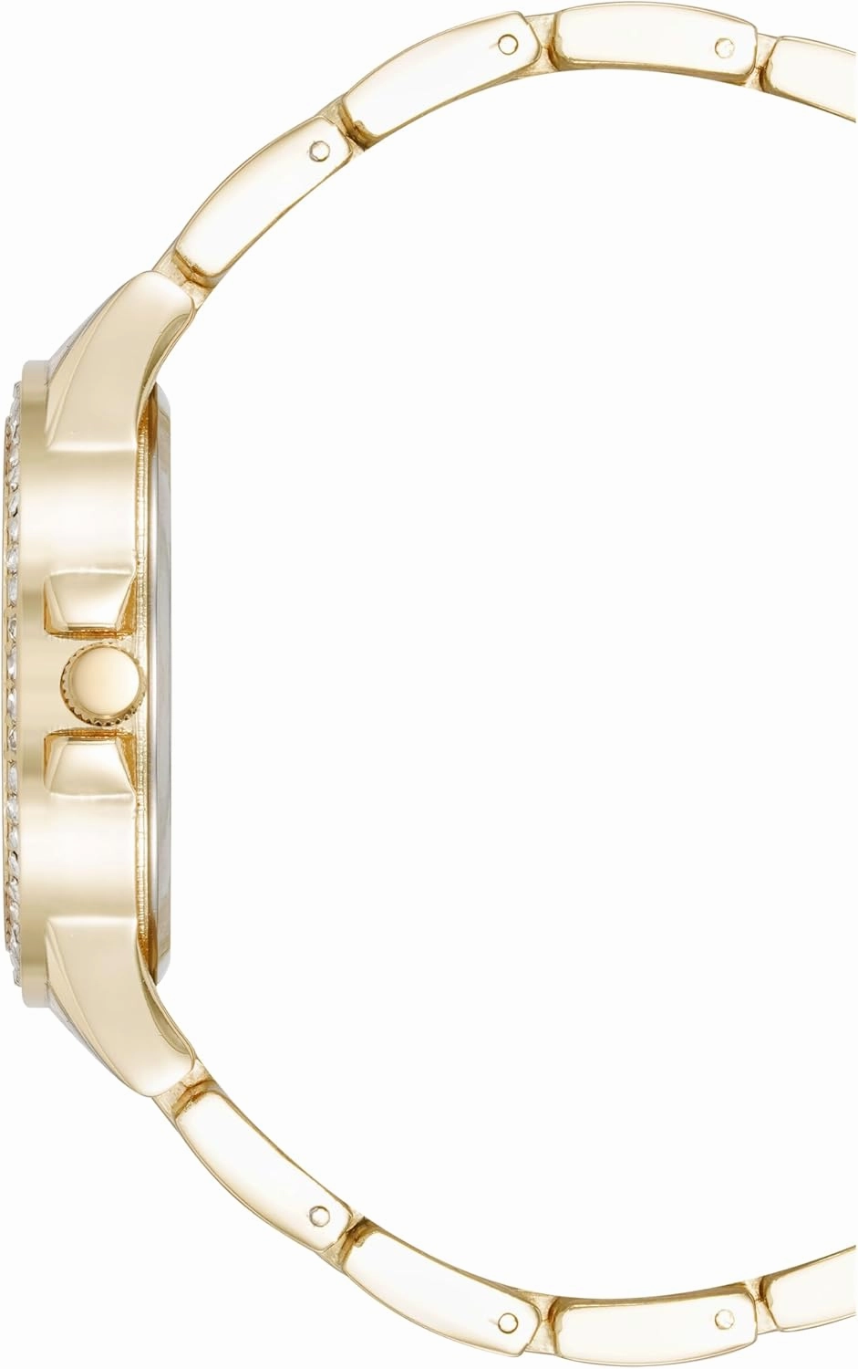 Steve Madden Women's Genuine Crystal Accented Bracelet Watch