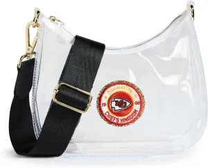 Stoney Clover Lane Women's Kansas City Chiefs Clear Crossbody Bag
