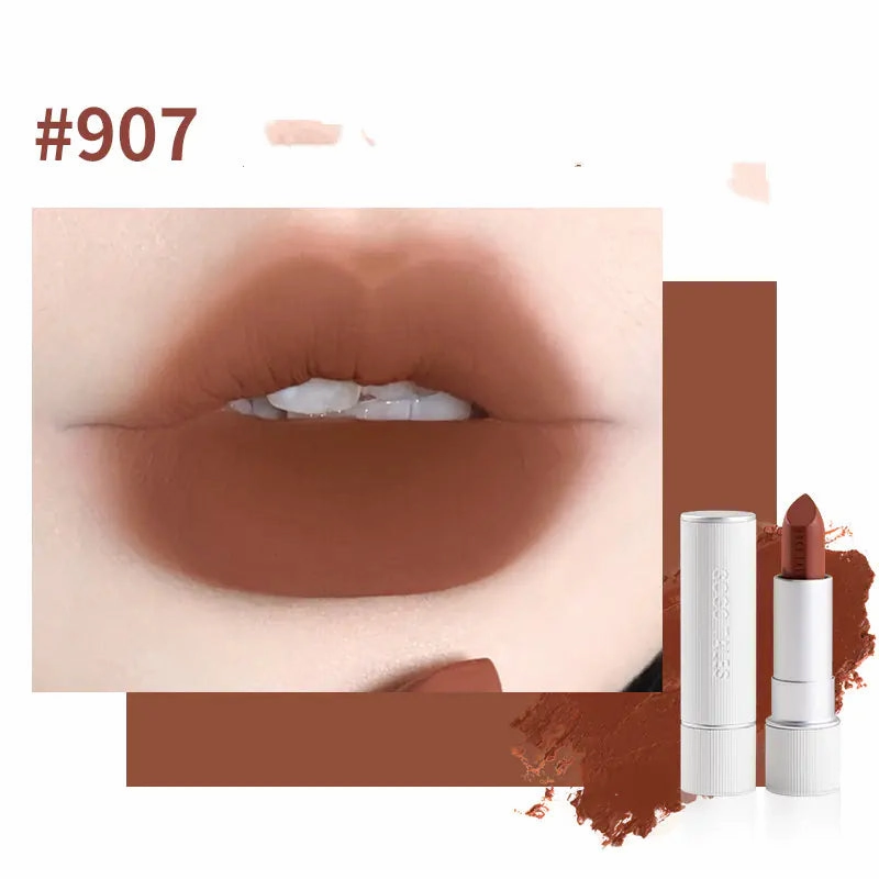 Striped Caramel Retro Deadline-driven Lipstick Velvet in Chestnut Worldwide shipping