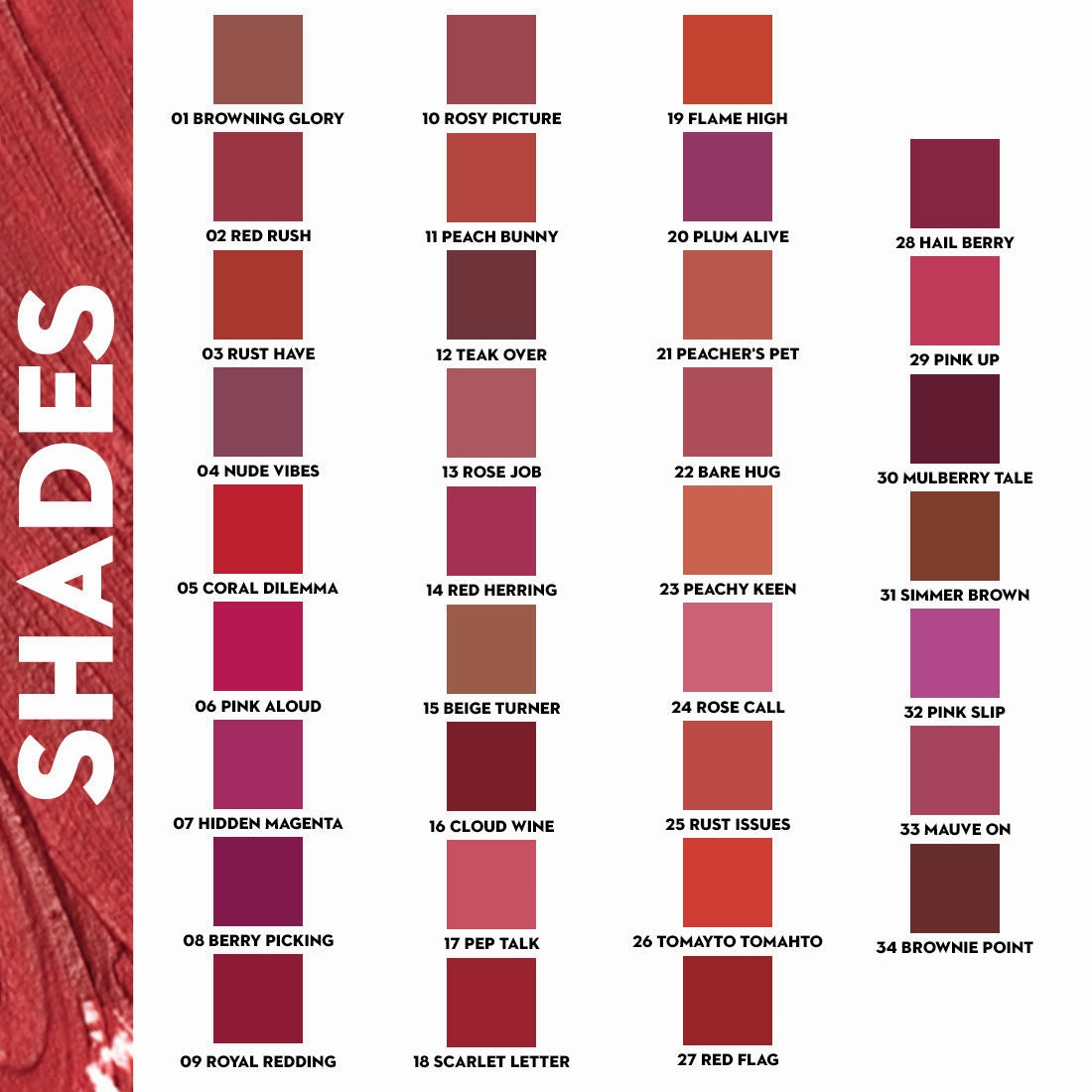 SUGAR Nothing Else Matter Longwear Lipstick - 03 Rust Have (Subtle Burnt Red) (3.2g)