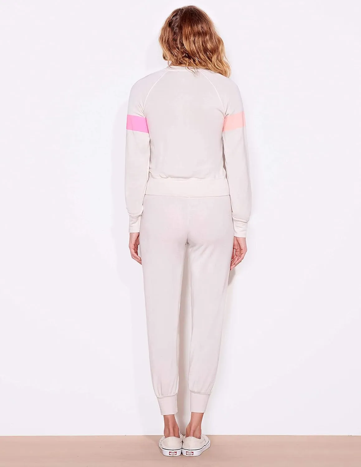 Sundry Womens 2 TONE STRIPE SWEATSHIRT