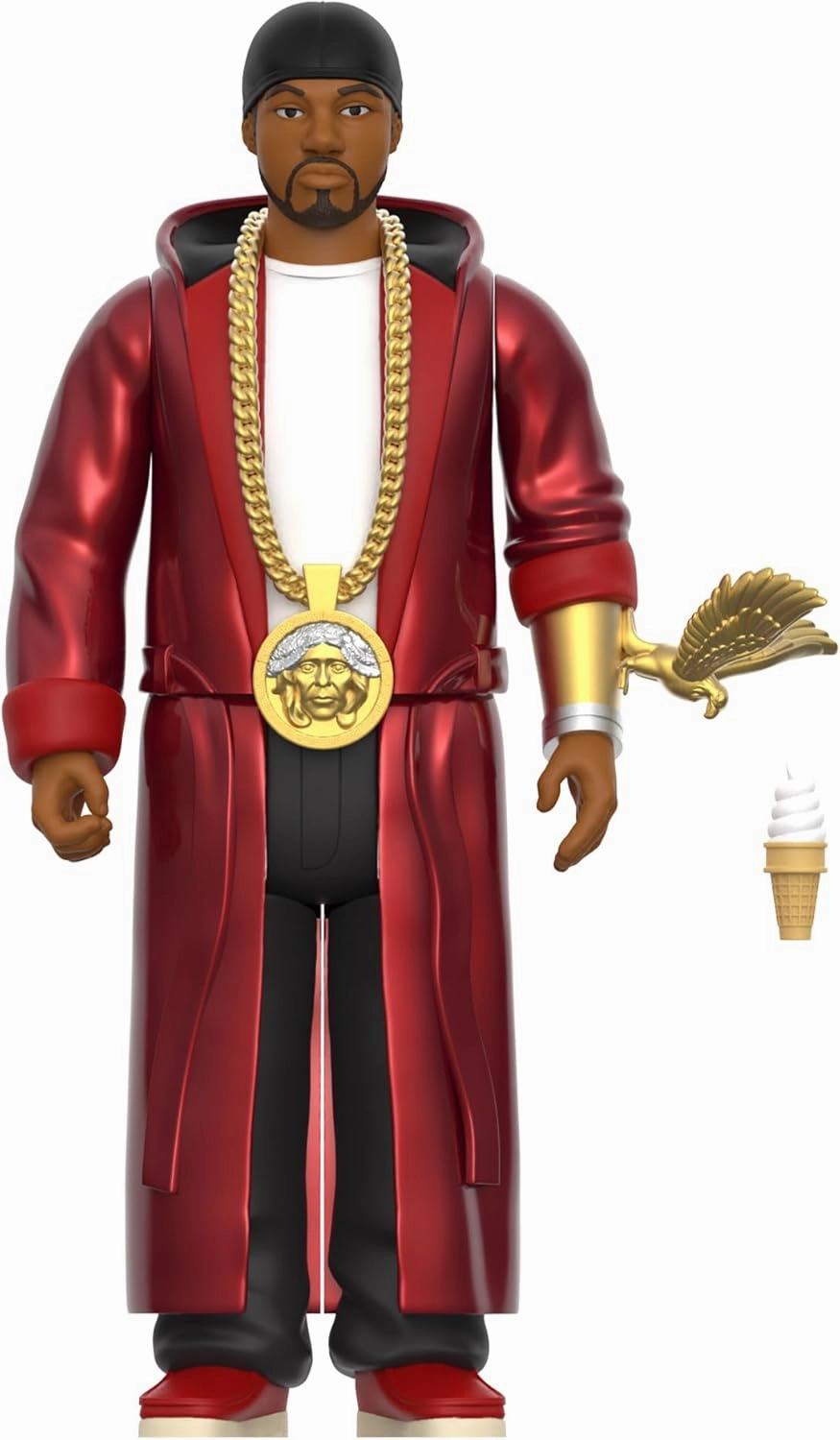 Super7 Ghostface Killah Toney Starks Reaction Figure - 3.75" Ghostface Killah Action Figure with Accessories Hip Hop Collectibles and Retro Toys
