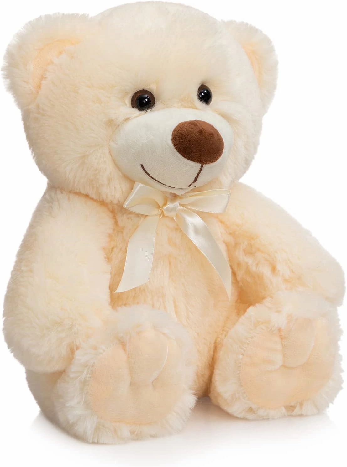 Super Color Teddy Bear Stuffed Animals Plush Toy for Children Girlfriend Family Congratulations Baby Shower Birthday Beige 14 inch
