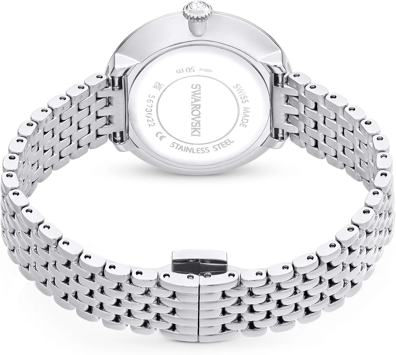 Swarovski Certa Crystal Watch, Swiss Made, Rose Gold Tone Finish, Part of The Swiss Made Watches Collection