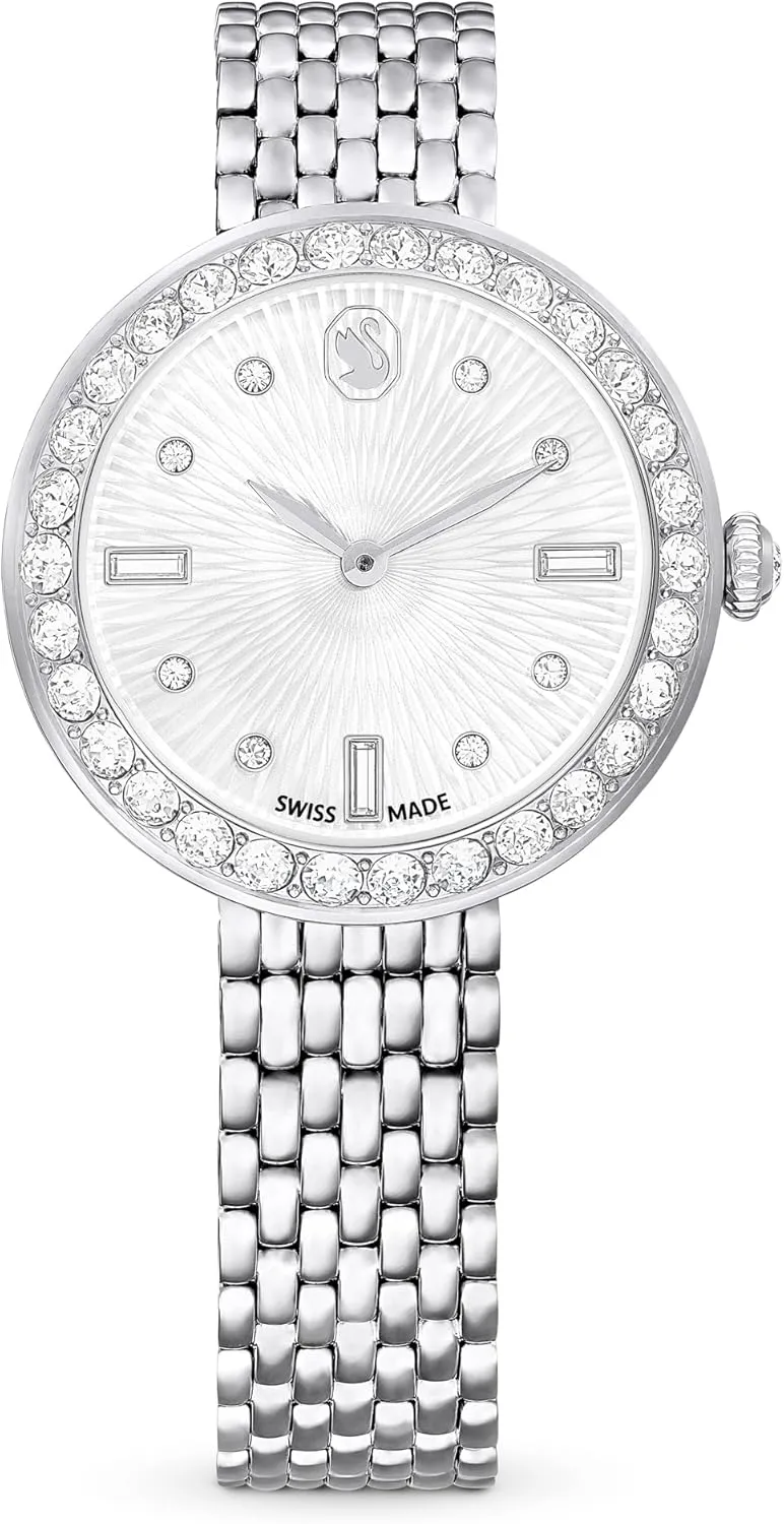 Swarovski Certa Crystal Watch, Swiss Made, Rose Gold Tone Finish, Part of The Swiss Made Watches Collection
