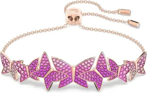 Swarovski Lilia Butterfly Necklace, Earrings, and Bracelet Crystal Jewelry Collection, Pink Crystals on a Rose Gold Tone Finish