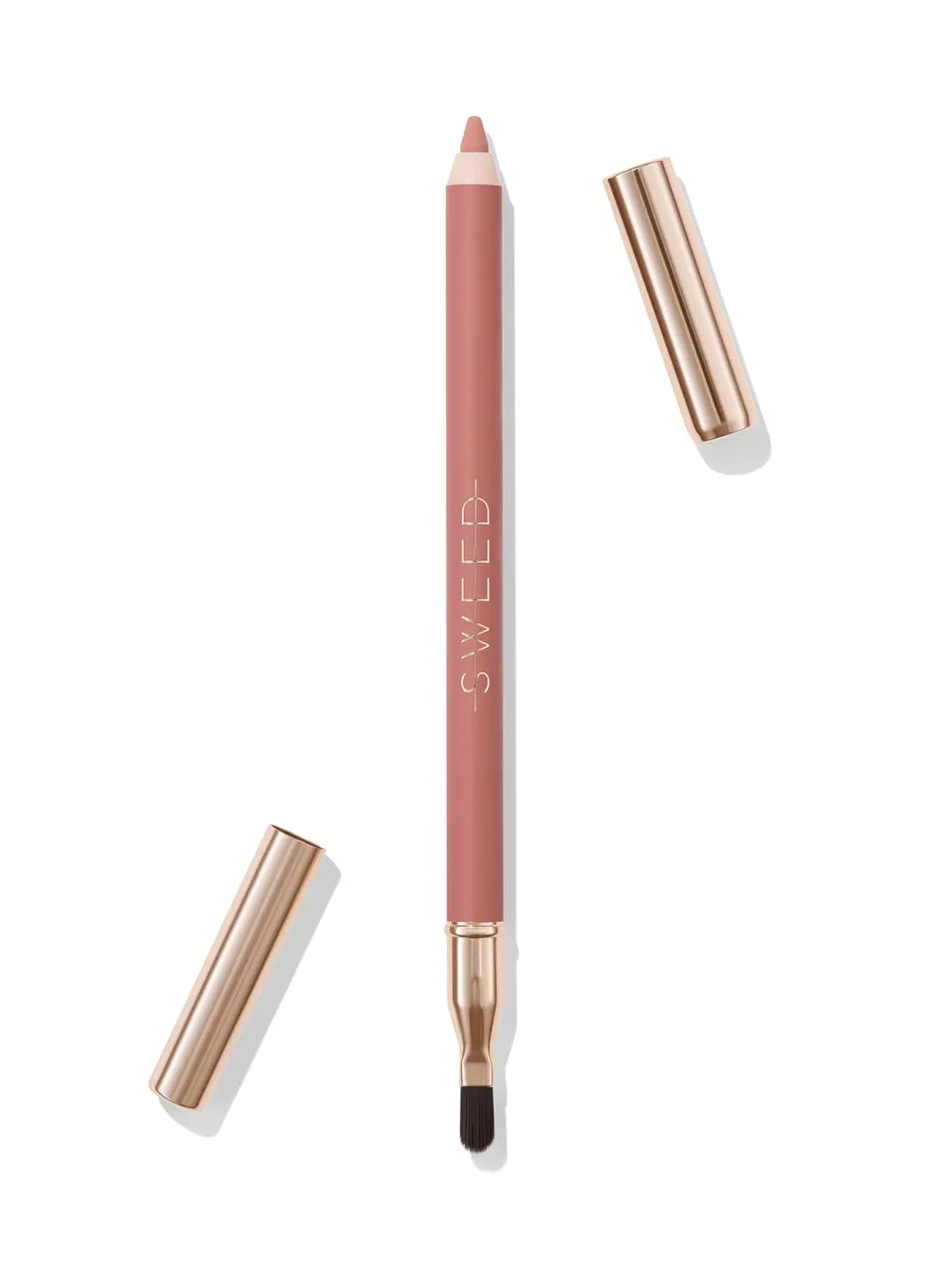 Sweed - Lip Liner Pencil | Color-Rich, Smudge   Feathering-Free | Jojoba Seed Oil to Moisturize   Nourish | Vegan, Cruelty-Free, Clean Beauty (Barely There)