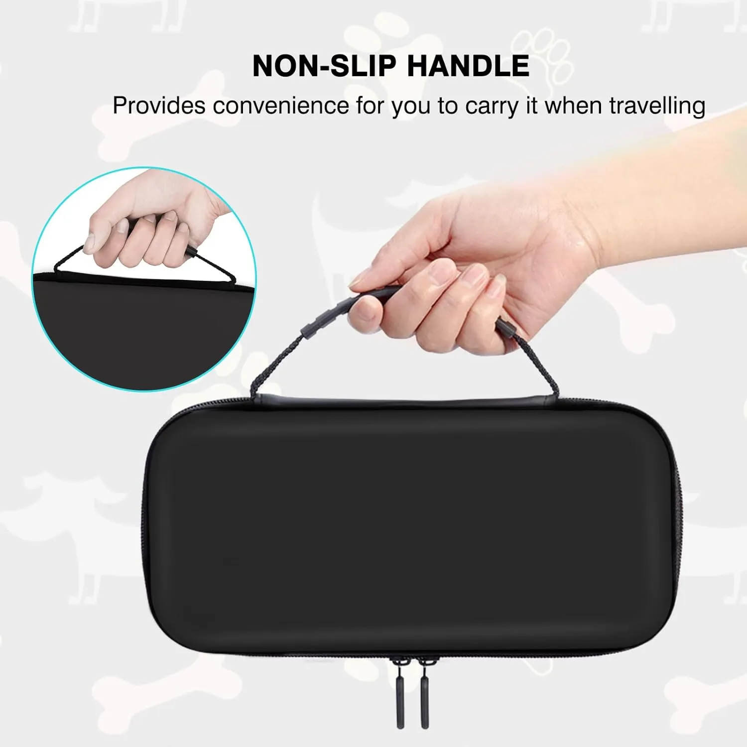 TIKOdirect Carrying Case for Nintendo Switch lite, Pink Shockproof Portable Travel Bag with Large Storage, Glitter Galaxy cover, Screen Protectors, Cute Cat Claw Thumb Grips Caps, Black