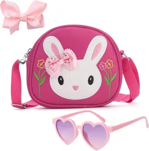 Toddler Purse-Small Kids Purse, Girls Bunny Purse, Little Girl Purse-Birthday Gifts Purse for Girls