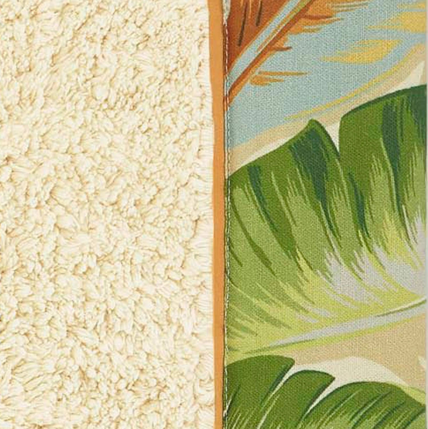 Tommy Bahama - Bathroom Rug, Cotton Bath Mat, Stylish Tropical Bathroom Decor (Palmiers Medium Green, 20" x 30")