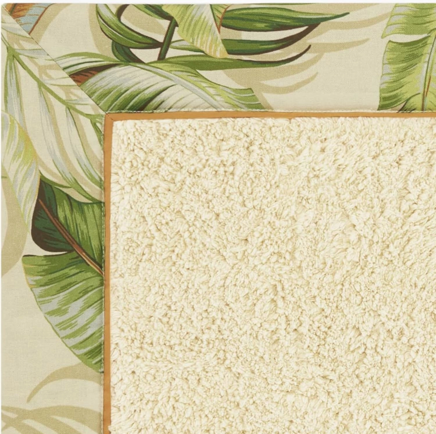 Tommy Bahama - Bathroom Rug, Cotton Bath Mat, Stylish Tropical Bathroom Decor (Palmiers Medium Green, 20" x 30")