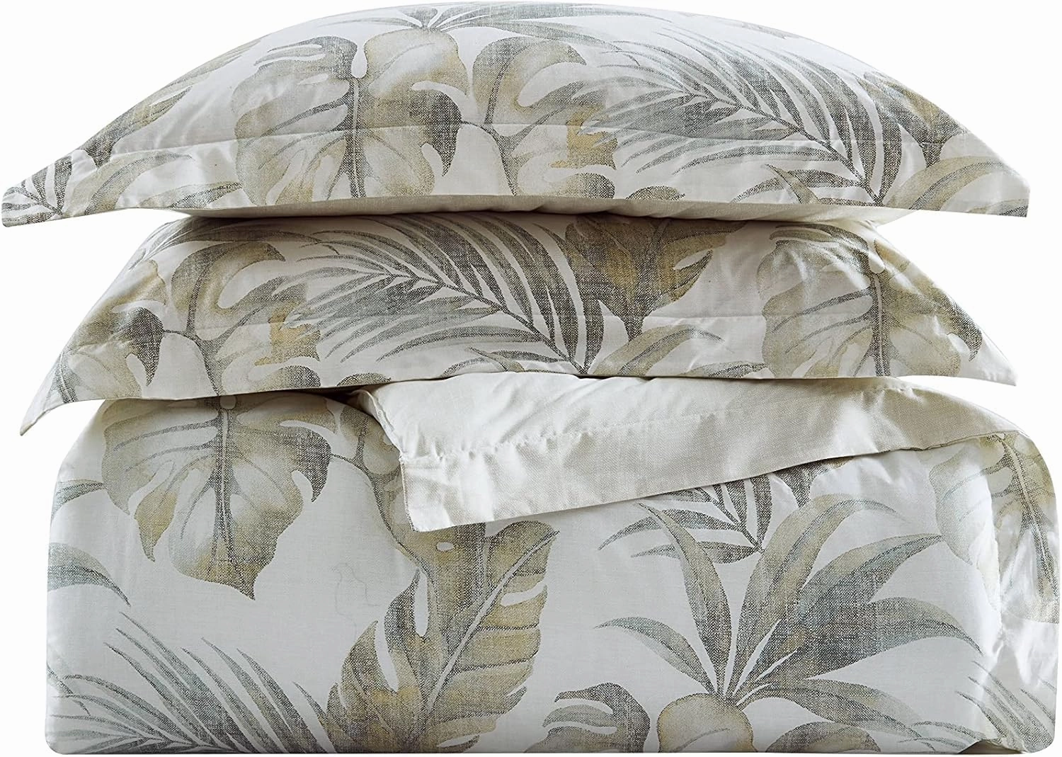 Tommy Bahama - King Comforter Set, Reversible Cotton Bedding with Matching Shams, Medium Weight Bedding Set for All Seasons (Waimea Bay Green, King)