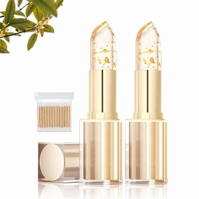 Trylevora Lipstick, Trylevora Color Changing Lipstick, Beneficialn Lip Stick, Transferproof Color Changing Lip Stick, Waterproof Long-Lasting for All Kinds of Daily Makeup (2Pcs)