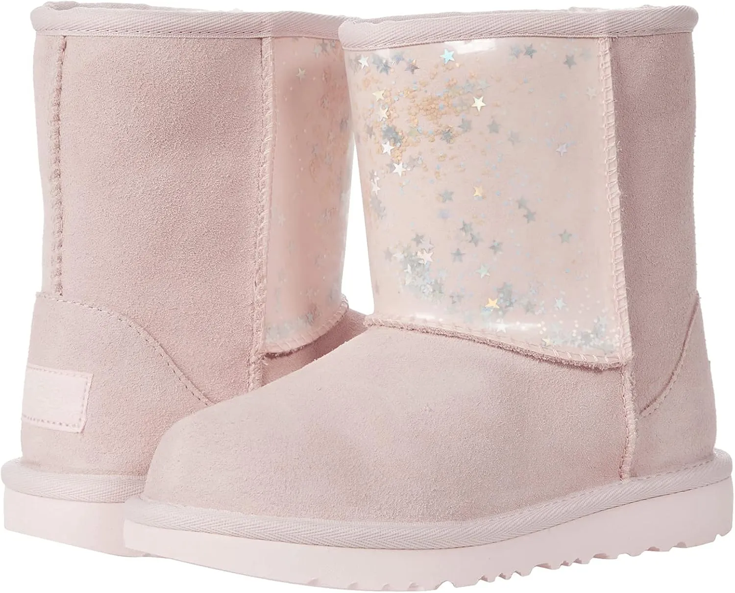 UGG Kids' Classic II Clear Glitter Fashion Boot