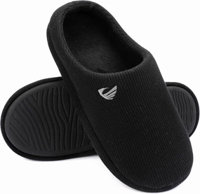 ULTRAIDEAS Men's Comfy Memory Foam Slippers Indoor, House Slippers for Men Non-Slip