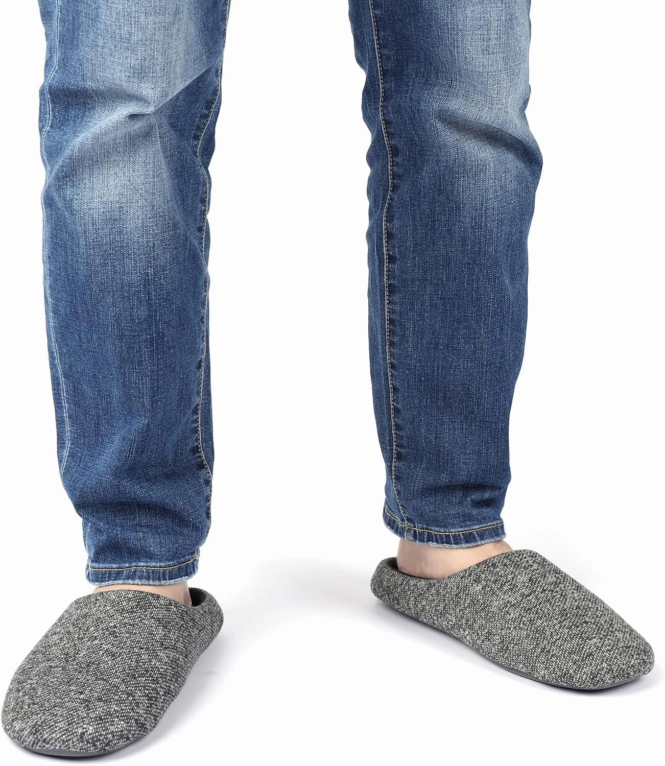 ULTRAIDEAS Men's Comfy Memory Foam Slippers Indoor, House Slippers for Men Non-Slip