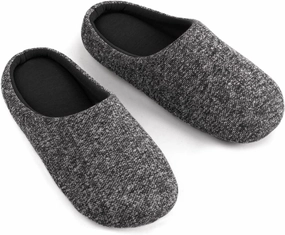 ULTRAIDEAS Men's Comfy Memory Foam Slippers Indoor, House Slippers for Men Non-Slip