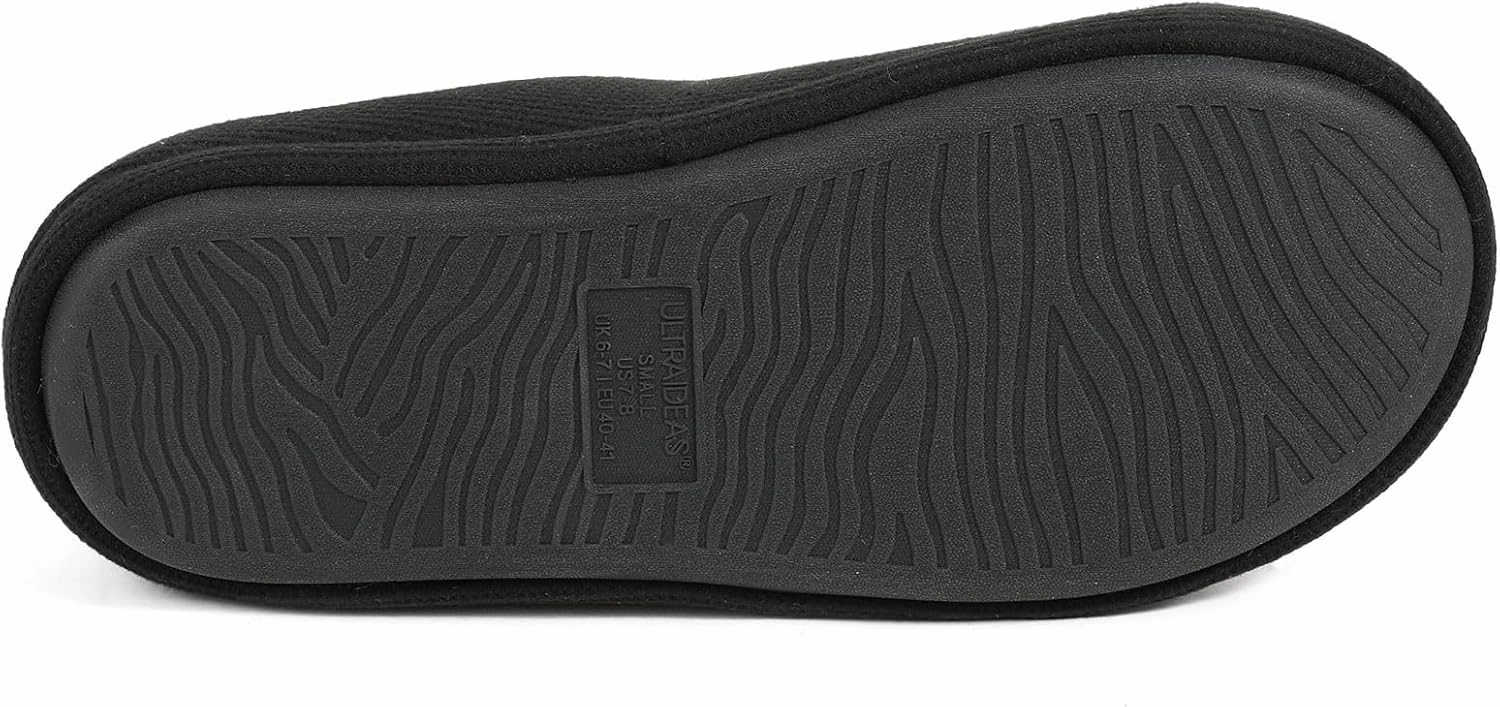 ULTRAIDEAS Men's Comfy Memory Foam Slippers Indoor, House Slippers for Men Non-Slip