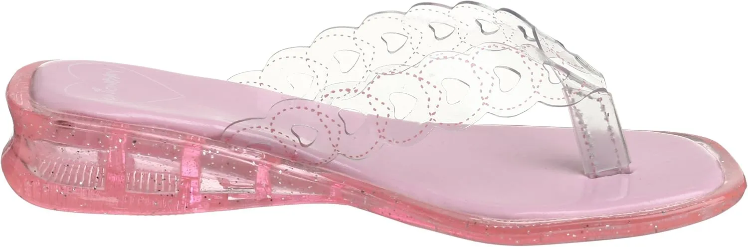 UNIONBAY Little Kid/Big Kid Allie-g Jelly Heart Thong
