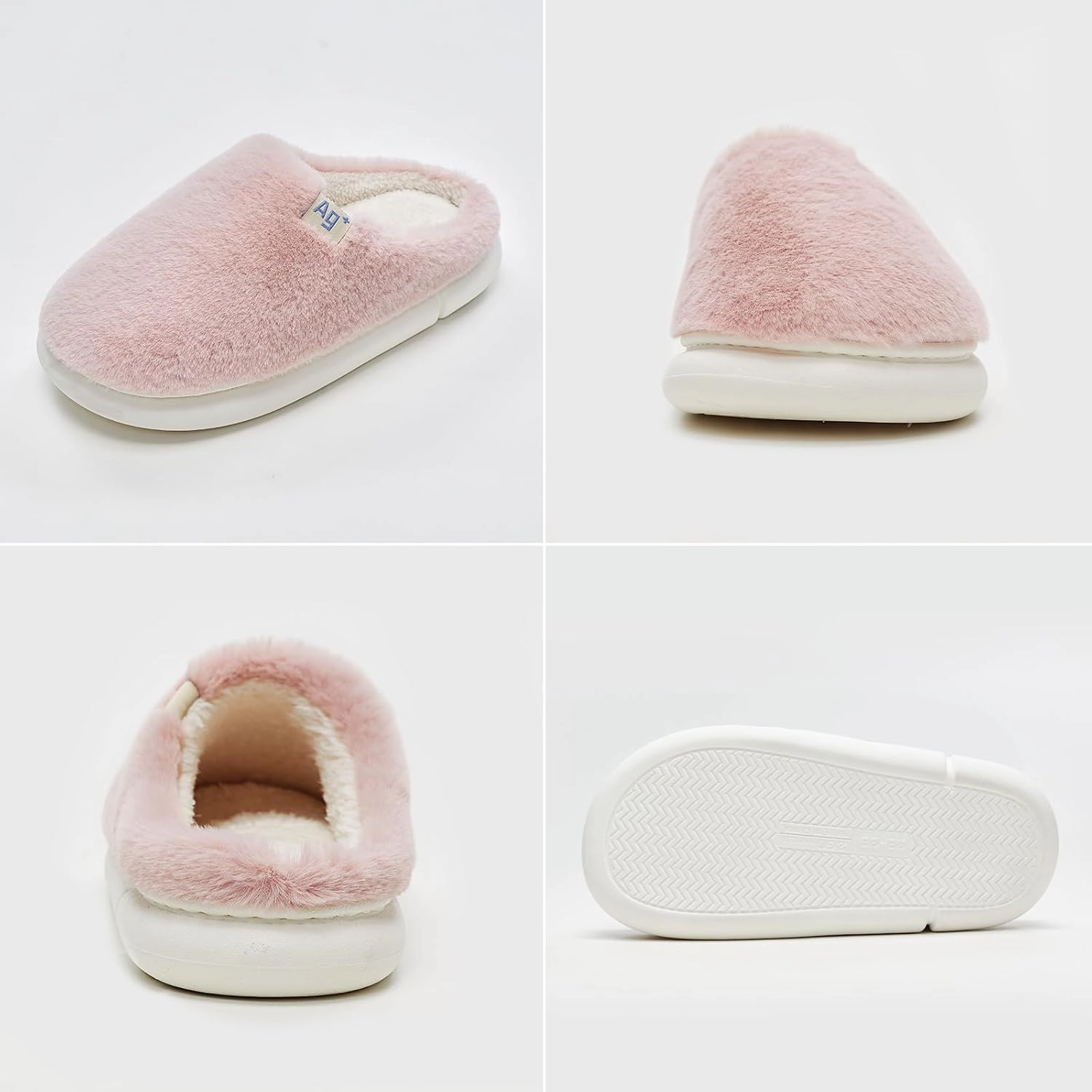 utune Women's House Slippers Fuzzy Cozy Slippers for Women Indoor with Anti-Skid Sole