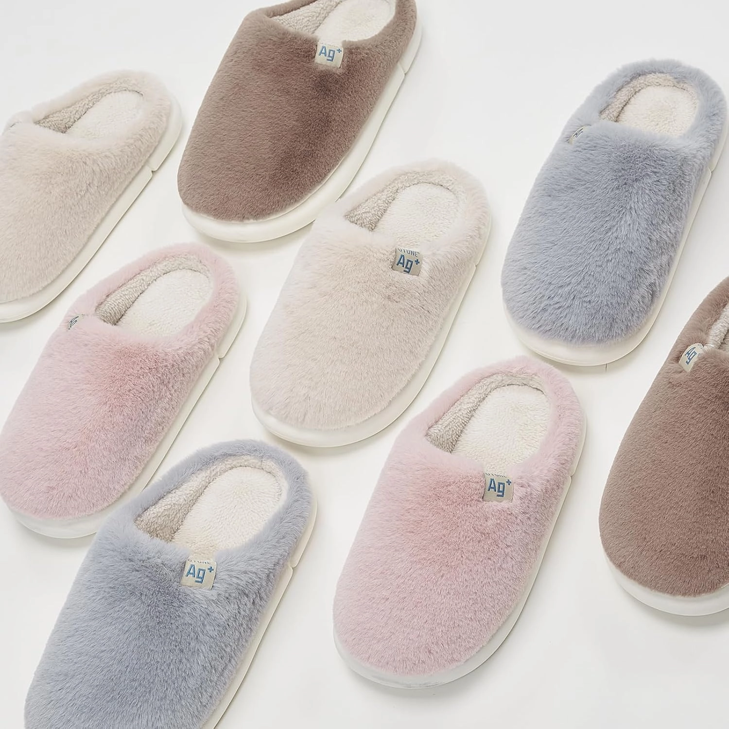 utune Women's House Slippers Fuzzy Cozy Slippers for Women Indoor with Anti-Skid Sole