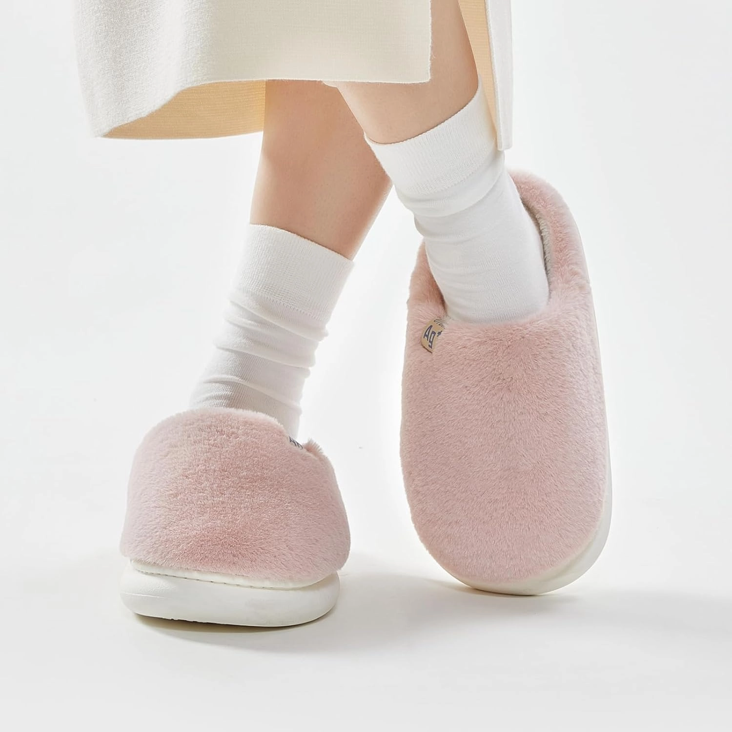 utune Women's House Slippers Fuzzy Cozy Slippers for Women Indoor with Anti-Skid Sole
