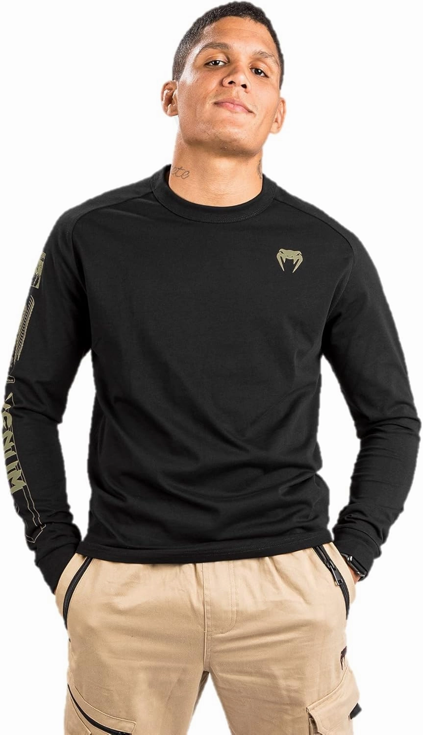Venum Men's Fangs T-Shirt-Long Sleeves