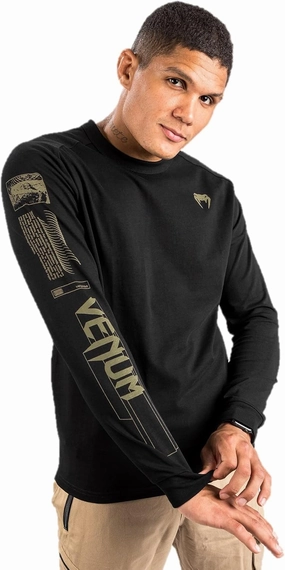 Venum Men's Fangs T-Shirt-Long Sleeves