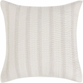 Villa by Classic Home Abraham Cotton Linen Eggshell Beige Euro Sham