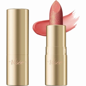 VISEE Gemmy Tint Serum - Lipstick serum Color: Coral BE370 2.9g [Alcohol-free]
