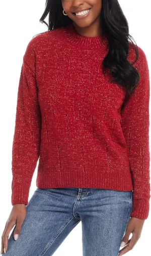 Weatherproof Vintage Women's Chenille Holiday Pullover Sweater