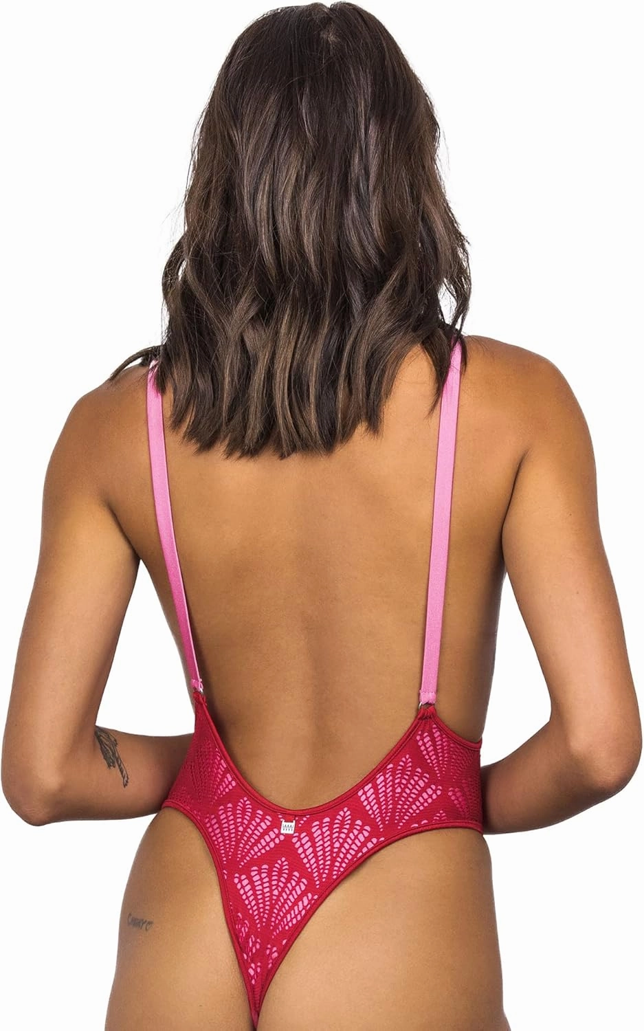 Wicked Weasel Coral Lace 808 One Piece Swimwear