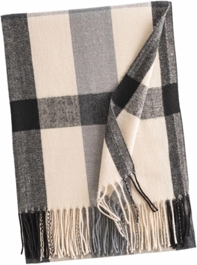 Women's Checkered Scarf, Trendy Grid Scarf, Autumn & Winter Plaid Shawl