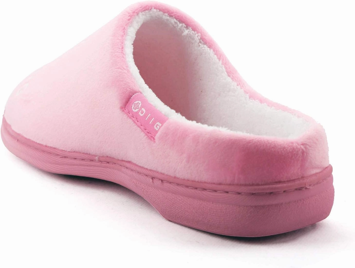 Women's Memory Foam Slippers Comfort Fuzzy Plush/Coral Fleece Lined Pink/Grey/Black House Shoes with Anti-Skid Sole, Indoor&Outdoor