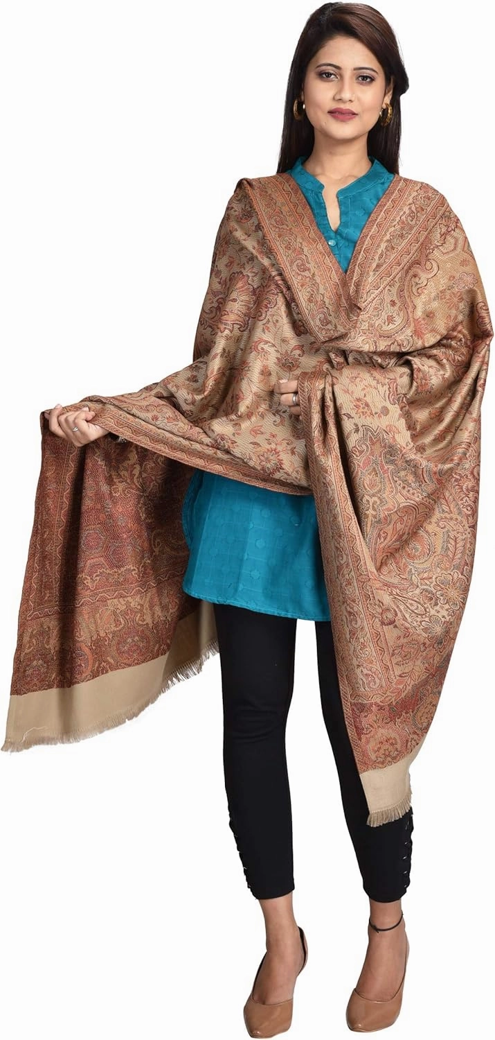 Women Woven Wool Shawl