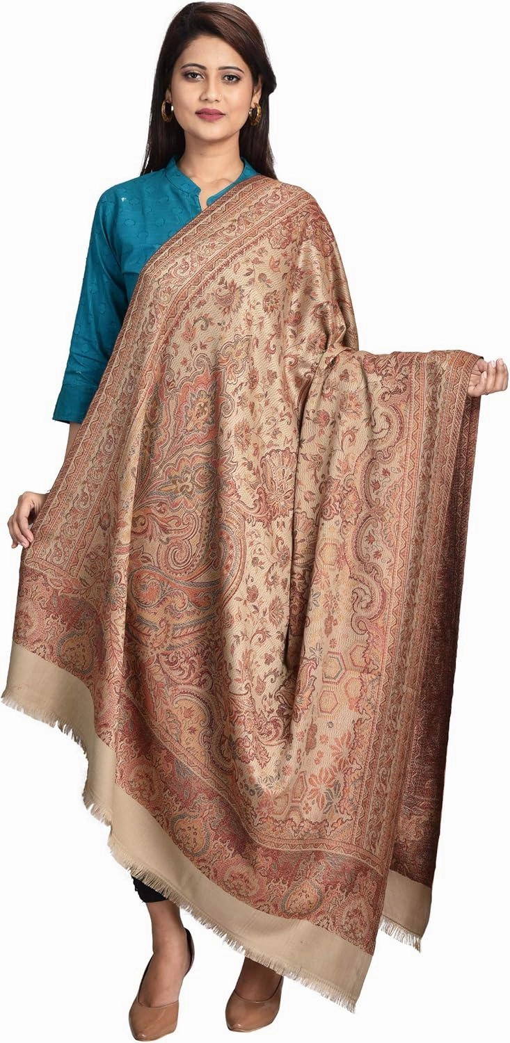Women Woven Wool Shawl