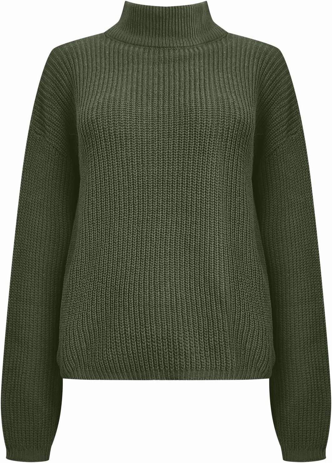 Womens Long Sleeve Loose Sweater Trendy Cable Knit Sweaters Soft Casual Warm Pullovers