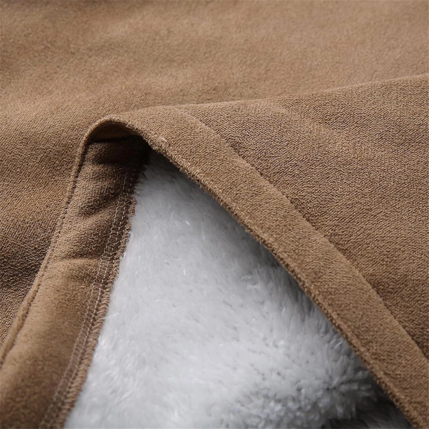 Womens Sherpa Lined Jackets Fashion Winter Fuzzy Fleece Hoodie Sweatshirt Casual Soft Cozy Horn Button Down Coats