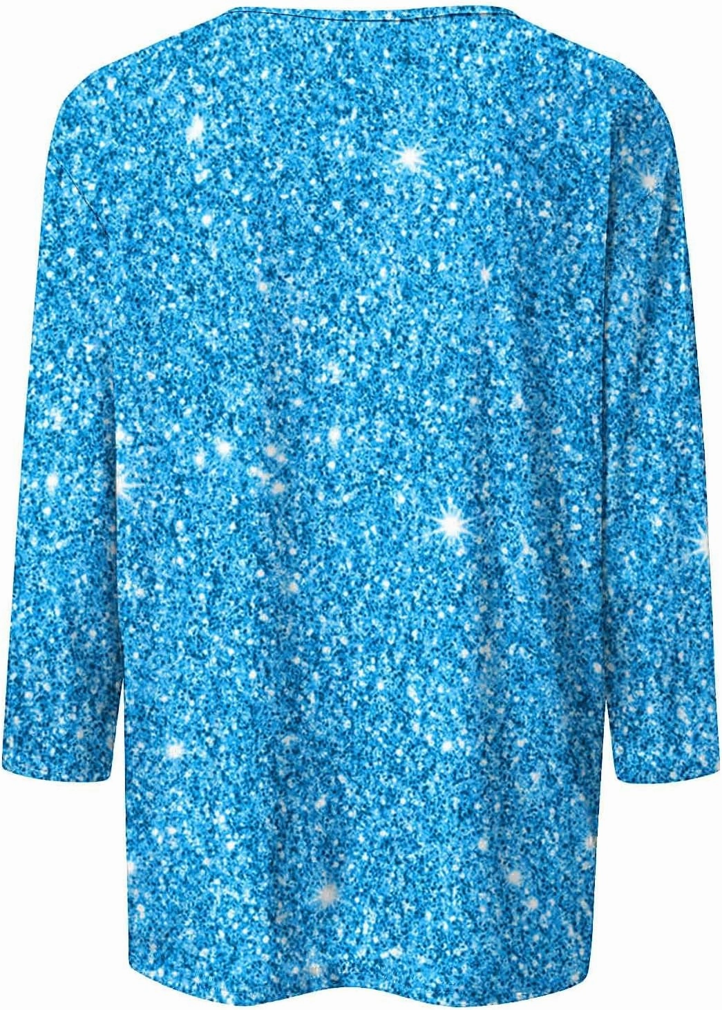 Womens Sparkle T Shirts Casual Glitter Dressy Flowy Tops Comfy Round Neck Long Sleeve Blouse Trendy 2024 Fall Clothes