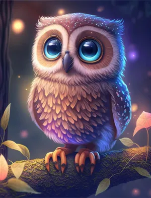 Wooden Puzzles for Adults 1000 Pieces - Jigsaw Puzzles，Funny Wooden Puzzle, Toys Fantasy Glitter Owl Puzzles，Each Piece is Unique，Indispensable，Perfect Together，A Gift for Family and Friends,