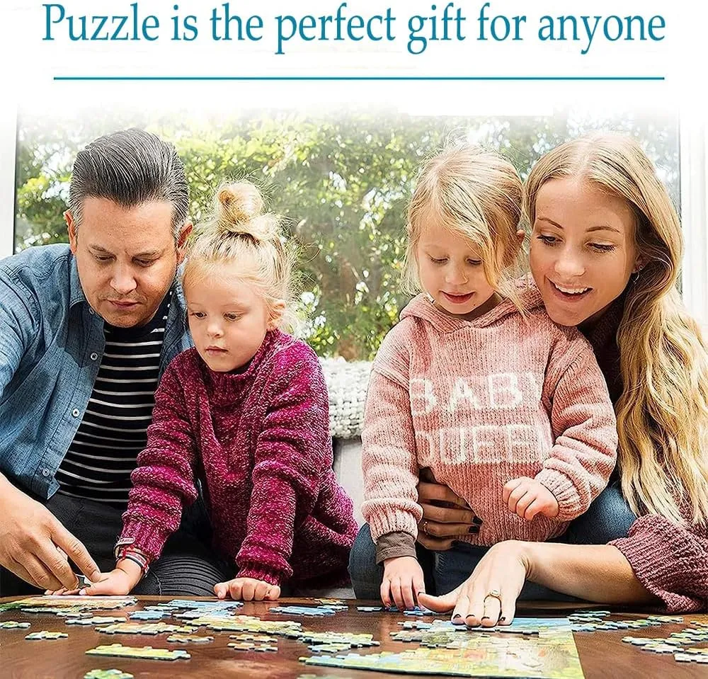 Wooden Puzzles for Adults 1000 Pieces - Jigsaw Puzzles，Funny Wooden Puzzle, Toys Fantasy Glitter Owl Puzzles，Each Piece is Unique，Indispensable，Perfect Together，A Gift for Family and Friends,