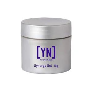 Young Nails Synergy Gel System, Building Gel - Hard Builder Gel, Superior Adhesion & Strength, Structured Nail Gel Builder - Build Gel, Clear, 30g