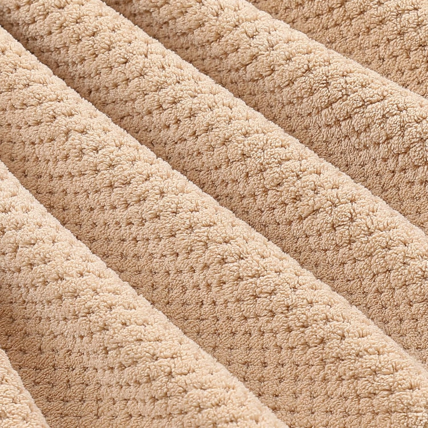 YTYC Towels,39x78 Inch Oversized Bath Sheets Towels for Adults Luxury Bath Towels Extra Large Sets for Bathroom Super Soft Highly Absorbent Microfiber 80% Polyester (Beige,2 Piece)