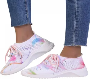 ZBYY Womens Walking Tennis Shoes Breathable Slip On Casual Sneakers for Gym Mesh Workout Fitness Running Sports Shoes