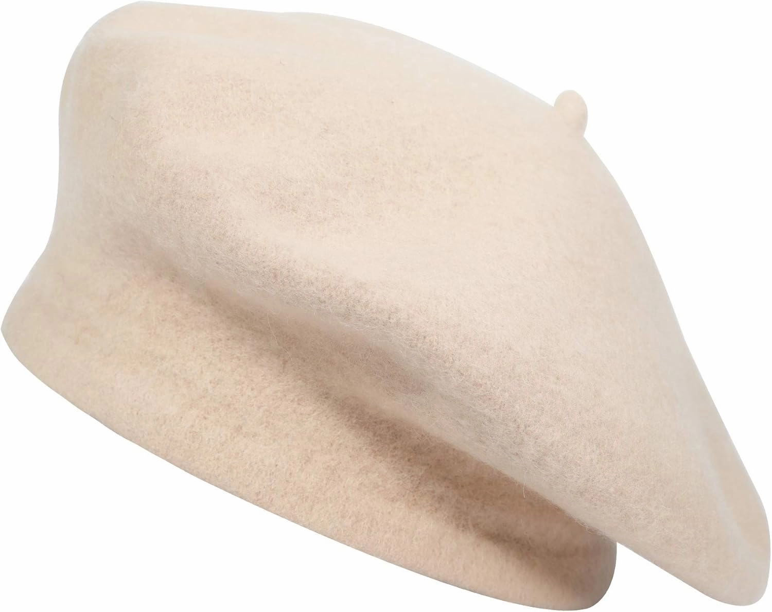 ZLYC Wool French Beret Hat Solid Color Beret Cap for Women Girls