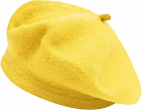 ZLYC Wool French Beret Hat Solid Color Beret Cap for Women Girls